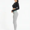 Original Gymshark SculptFlex Contour Performance Leggings – Light Grey Size:Large