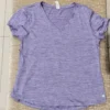 lululamon original slightly damaged Love V-Neck T-Shirt Size Medium