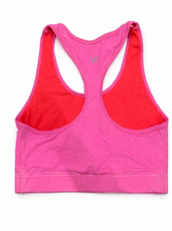 e1fd733d-972e-453e-97f8-4b8af0e51a26 Original Lorna Jane Racerback Sports Bra Hot Pink Small Size