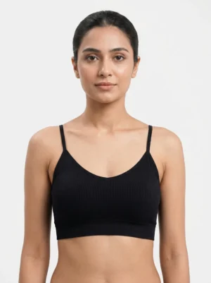Essential Flex Seamless Crop Large Size Sports Bra