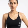 H&M Women’s Power Collection Cross-Back Light Support Sports Bra (Black) U.S Size Small