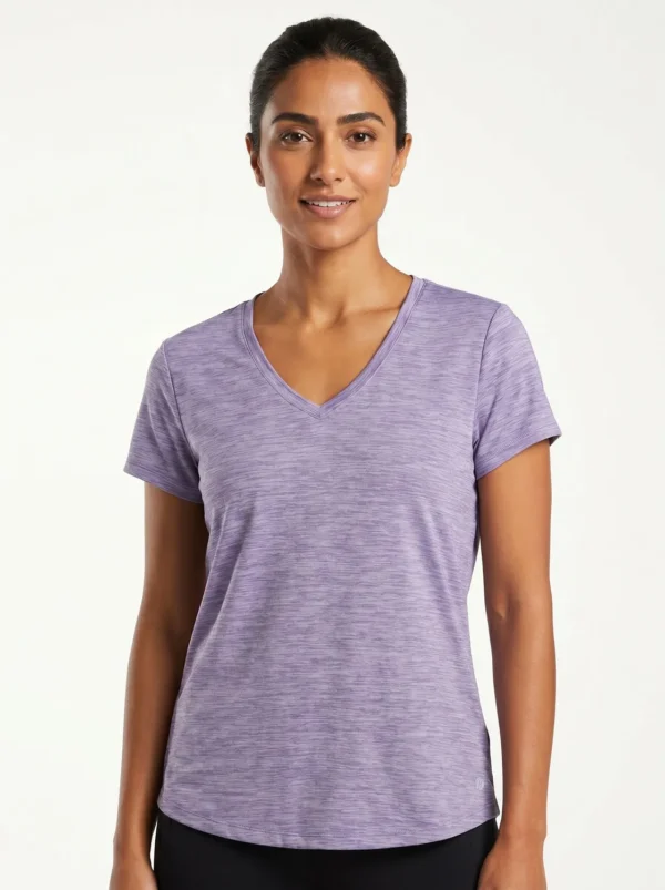 lululamon original slightly damaged Love V-Neck T-Shirt Size Medium
