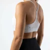 Original Lululemon Flow Y Bra Long Line – Light Grey Size Small