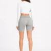 make_this_picture_of_4k_202604302324 Original Gymshark FlexMove 18β Training Shorts β Light Grey Size X-Small