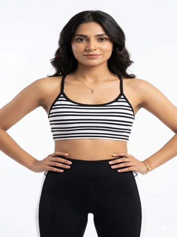 Original Lululemon Striped Serenity Sport Bra Small Size