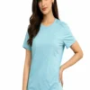 webp 64 Original C9 Fit Women’s Sky Blue Performance Active Crew Neck T-Shirt Size Medium