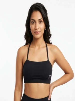 Original Gymshark Ruched V-Neck Sport Bra Small Size