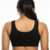 Essential Comfort Black Seamless Sports Bra Size 2X-Small