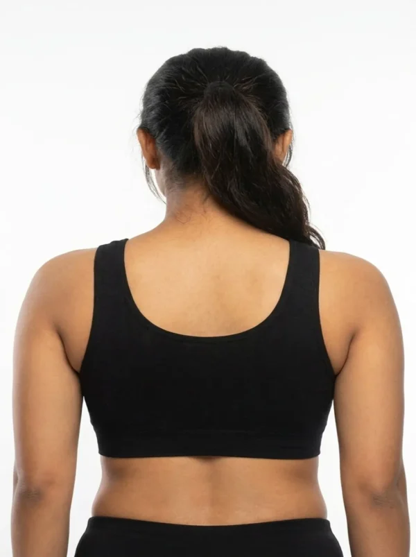 Essential Comfort Black Seamless Sports Bra Size 2X-Small