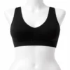 Essential Comfort Black Seamless Sports Bra Size 2X-Small