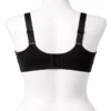 Classic Comfort Black Full-Coverage Support Bra Size Small