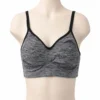 webp37 Heather Grey Comfort Support Wireless Bra X-Small Size