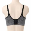webp40 Heather Grey Comfort Support Wireless Bra X-Small Size