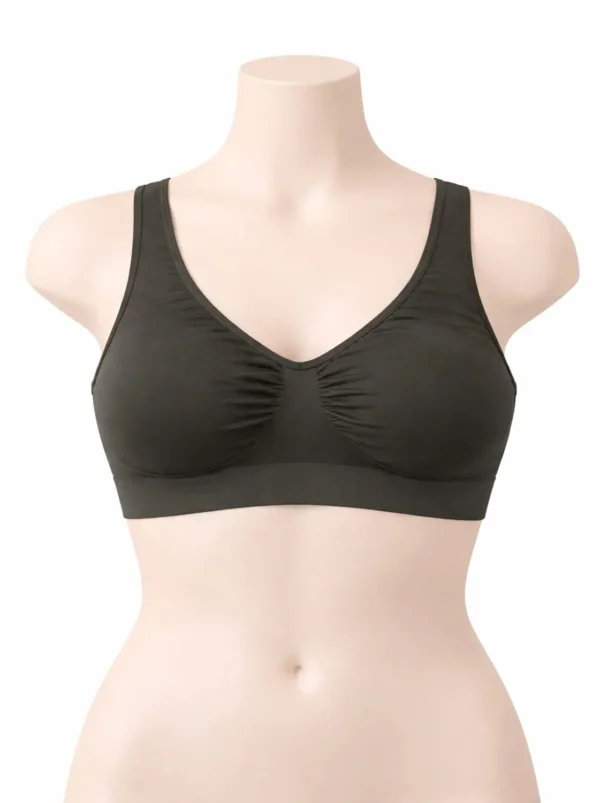 Women’s Seamless V-Neck Wireless Sports Bra Size XSmall - view 3