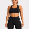 Original Gym Shark Core Sculpt Racerback Sports Bra – Black Small