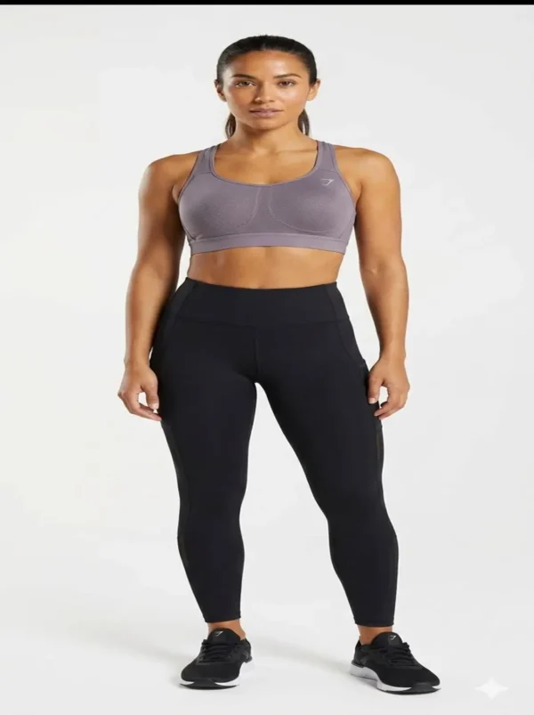 1y Original Gymshark Apex Mesh Sports Bra – Evening Mauve Small