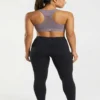 1z Original Gymshark Apex Mesh Sports Bra – Evening Mauve Small