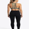 Original Gymshark Architectural Strappy Sports Bra - Dusty Teal Small