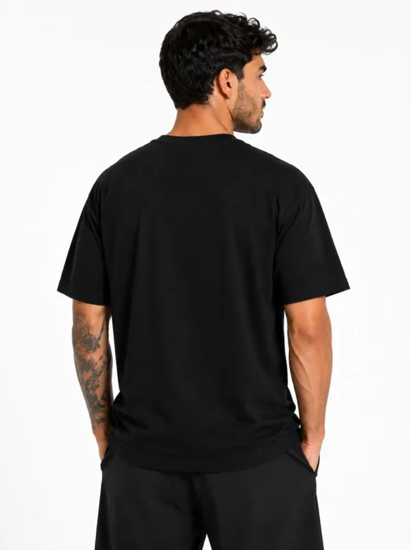 3n Original Gymshark Essential Oversized Training Tee – Black Extra Large