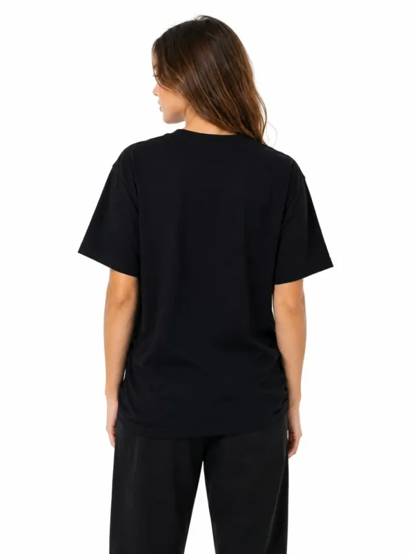 3v Street Echo Oversized Graphic Tee – Black - Medium