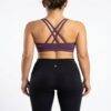 71 Original Lululemon Energy Longline Strappy Sports Bra – Plum Mauve Small