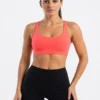 72 Original Lululemon Energy Strappy Sports Bra – Hot Coral Small