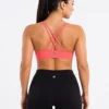 73 Original Lululemon Energy Strappy Sports Bra – Hot Coral Small