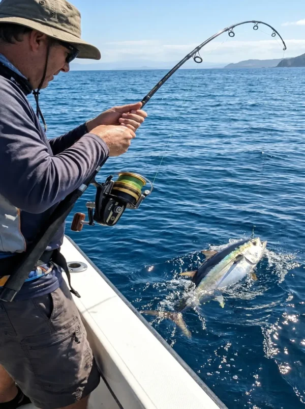 Saltwater Power Combo: Classic Daiwa BG90 Spinning Reel & 11'9" Penn Power Stick Surf Rod