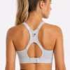 Original Gymshark AeroSupport Racerback Sports Bra – Light Grey 30DD SIze:Small - view 3