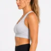 Original Gymshark AeroSupport Racerback Sports Bra – Light Grey 30DD SIze:Small - view 2