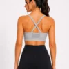 WhatsApp Image 2026-05-06 at 13.25.54 Original Gymshark Sculpt Cross-Back Training Sports Bra – Light Grey Size: Medium - view 2