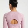 make_a_new_Picture_with_202605011317 Original Gymshark Vital Seamless 2.0 Long Sleeve Crop Top Size Medium