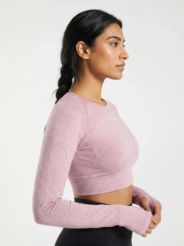 make_a_new_Picture_with_202605011319 Original Gymshark Vital Seamless 2.0 Long Sleeve Crop Top Size Medium
