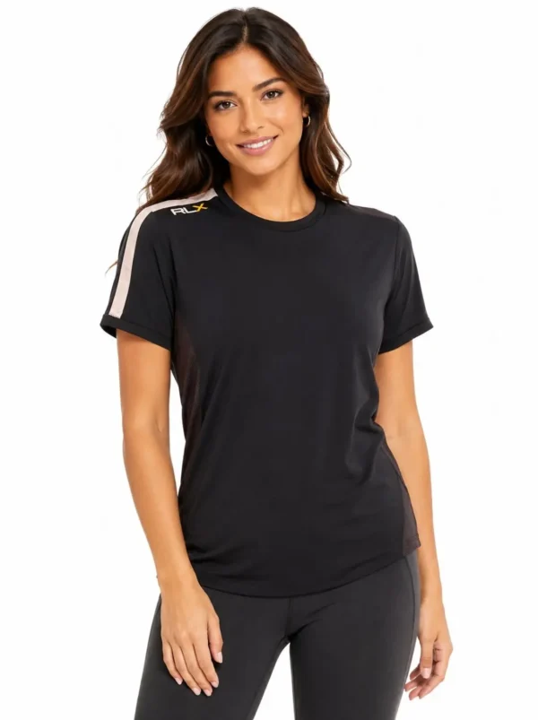Original RLX Women’s Performance Short Sleeve Training Tee – Black- Extra Large