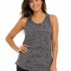 Original Athletic Works Women’s Space-Dye Racerback Performance Tank Top – XXL (2XG)