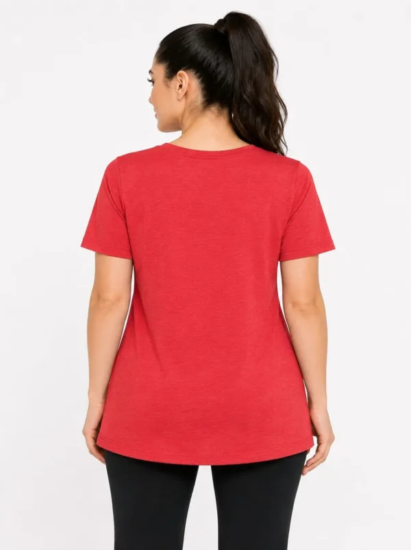 028 Original Skechers Women’s Heathered Coral Performance Tunic Top – Size Small