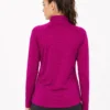 Original Old Navy Active Go-Dry Women’s Performance 1/4 Zip Pullover – Heather Magenta Small