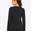 041 OriginalGoodfellow & Co. Heather Black Long Sleeve Pocket T-Shirt - view 2