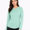 048 Original Silver Bait Seafoam Turtle Performance Long Sleeve Shirt Small