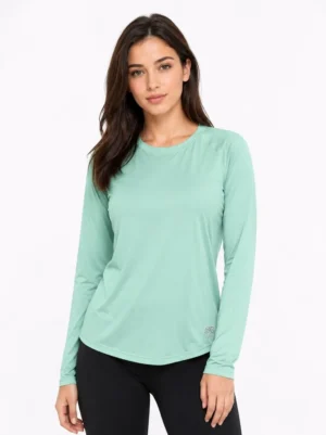 Original Silver Bait Seafoam Turtle Performance Long Sleeve Shirt Small