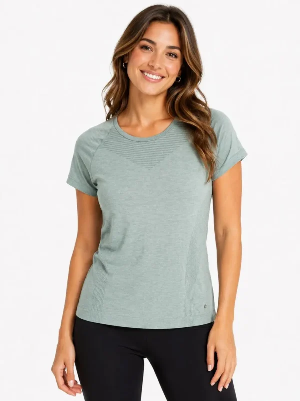 Women’s 3-Tee Bundle – Sage Green, Olive Green & Sunset Orange Tees - view 2