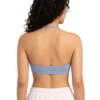 1009 Original Gymshark Elevate Light Light Blue Strappy Sports Bra Small