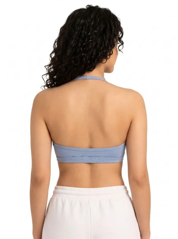 1009 Original Gymshark Elevate Light Light Blue Strappy Sports Bra Small