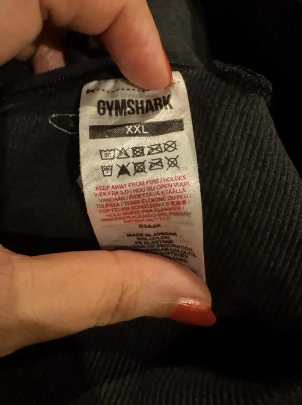 1010 Original Gymshark Seamless Medium Support Sports Bra – Black XXL - view 3