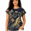 Women’s 3-Top Bundle – Minnie Graphic Pink, Tropical Navy Floral & Little Things Statement Tees - view 3