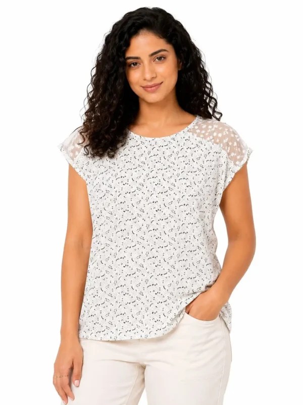 Women’s 3-Top Combo – Midnight Butterfly Bliss, Pearl Lace Elegance & Dusty Rose Luxe Tops - view 3