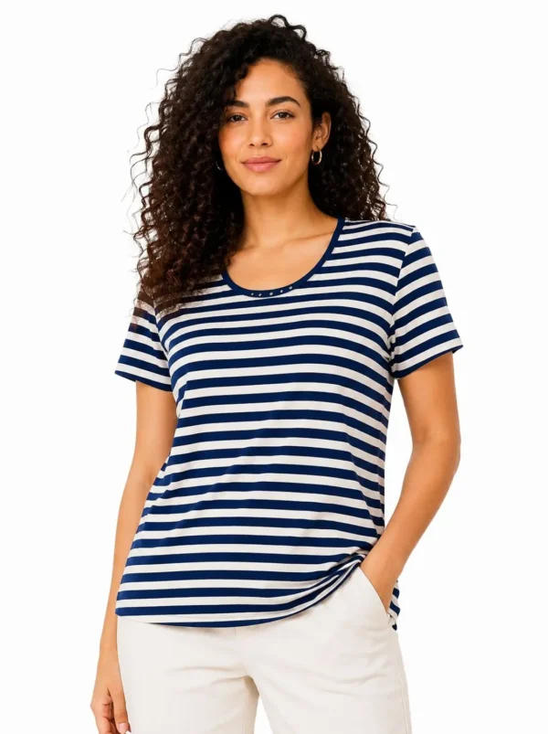 133 Women’s 3-Top Combo – Ruby Geometric, Butterfly Bloom & Ocean Breeze Tops - view 4