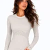 142 Women’s 3-Top Bundle – Classic Stripe Chic, Essential Black Everyday & Active Comfort Long Sleeve - view 4