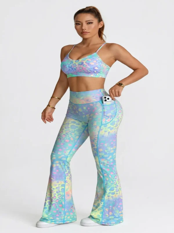 A_high-quality_8k_studio_photograph_202606141804 ((MRS Premium Collection)) Cosmic Iridescent Sports Bra & Flare Pant Co-ord