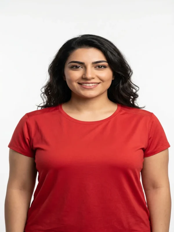 A_highly_photorealistic_studio_portrait_202606082352 Breeze Mesh-Back Crew Tee (Crimson Red) Sixe X-Large